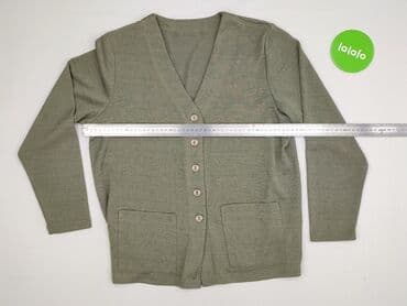sweter z dekoltem v: Cardigan, Kardigan damski, rozmiar XL — 4