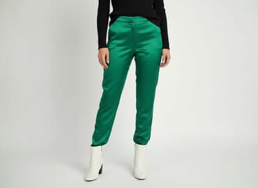 Material trousers for women, size S