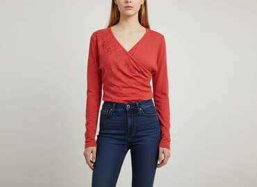 piękne czerwone sukienki na wesele: Caprice, Kardigan damski, rozmiar XS — 7