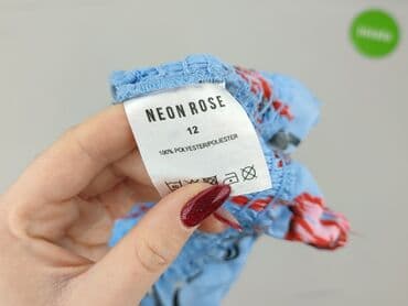 chabrowa bluzki: Neon Rose, Bluzka damska, rozmiar L — 5
