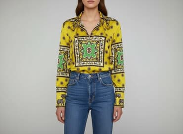 zolte spodnie zara: Zara, Bluzka damska, rozmiar M — 6