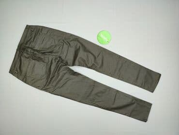 oliwkowe buty: Spodnie materiałowe damskie, rozmiar L — 3