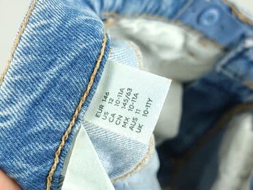 beżowa sukienka h m: Jeans, H&M, 11 years, 146, condition - Very good — 5