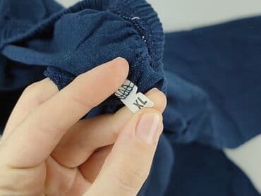 Women: Material trousers for women, size XL (EU 42) — 4