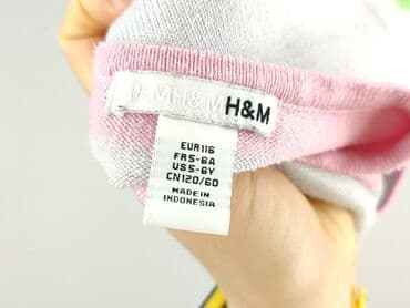 swetrowa sukienka h: Dress, H&M, 5-6 years, 110-116 cm, condition - Very good — 4