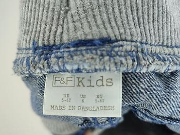 drogie bluzy: Spodnie jeansowe, F&F, 5-6 lat, 110/116, stan - Bardzo dobry — 4