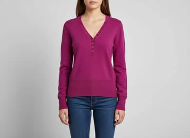 dzianinowa kamizelka h m: H&M, Sweter damski, rozmiar XS — 6