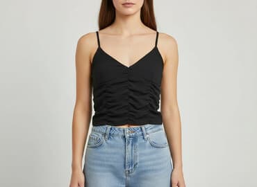 buty ze wstążką: Top damski, rozmiar S — 6