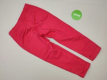 jaka bluzka do różowych spodni: Material trousers for women, size XS — 4