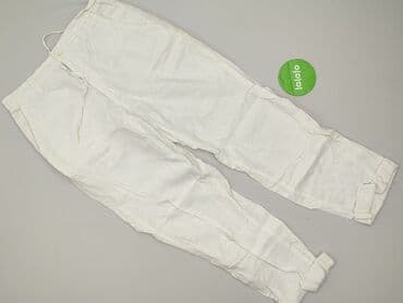 spódnico spodnie lniane: Spodnie materiałowe damskie, rozmiar M — 3