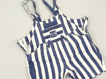 bluzka z traktorem dla chłopca: Dungarees, 6-9 months, condition - Good — 1