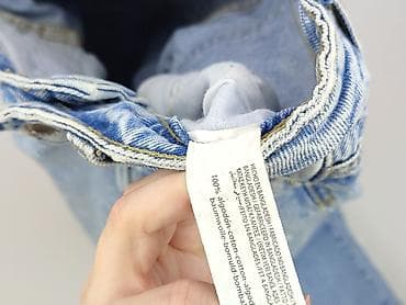 blue mom fit jeans: Stradivarius, Jeansy damskie, rozmiar S — 5