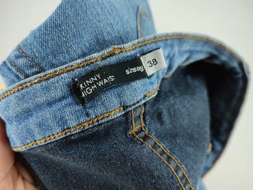 woskowane jeansy z wysokim stanem: Sinsay, Jeansy damskie, rozmiar M — 5