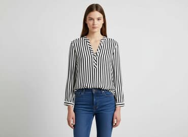 eleganckie bluzki czarne: Reserved, Bluzka damska, rozmiar XS — 7