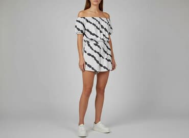 kombinezon damski w paski: Kombinezon damski, rozmiar M — 5