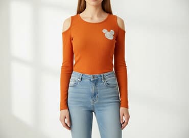 bluzka z misiem damska: Bluzka damska, rozmiar S — 1