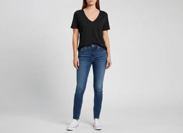 t shirty w serek zara: Zara, T-shirt damski, rozmiar S — 1