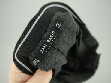 spodnie z zapietkami zara: Zara, Spodnie materiałowe damskie, L — 4
