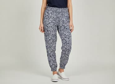 piżamy damskie tanio: JIAHAODI, Spodnie materiałowe damskie, rozmiar M — 6