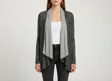 sweter w chmurki reserved: Reserved, Kardigan damski, rozmiar M — 6