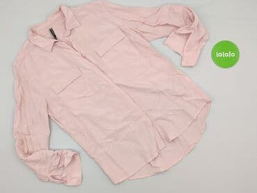 koszula satynowa rozowa: Moodo, Koszula damska, rozmiar S — 2