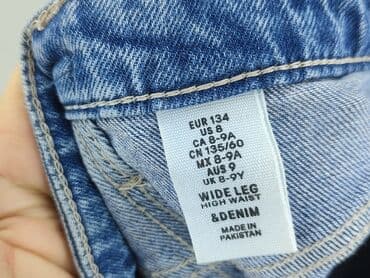 sukienko tunika: Spodnie jeansowe, H&M, 9 lat, 128/134, stan - Bardzo dobry — 4