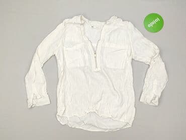 biale bluzki z kolnierzykiem: Sinsay, Koszula damska, rozmiar S — 2