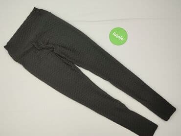 legginsy woskowane wysoki stan: Leggings, Legginsy Sportowe damskie, S — 2