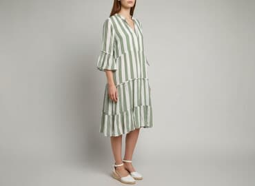 asos sukienka z bufiastymi rękawami: Qed London, Sukienka damska, L — 6
