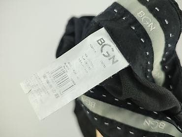 czarne cargo pull and bear: Spodnie materiałowe damskie, rozmiar L — 5