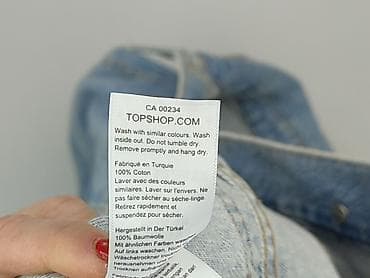 bomberka h: Topshop, Kurtka jeansowa damska, rozmiar M — 5
