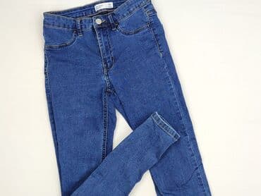 czarne spodnie damskie stradivarius: Sinsay, Jeansy damskie, rozmiar S — 1