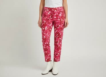 spodnie serduszka by o la la czarne: Spodnie materiałowe damskie, rozmiar M — 5