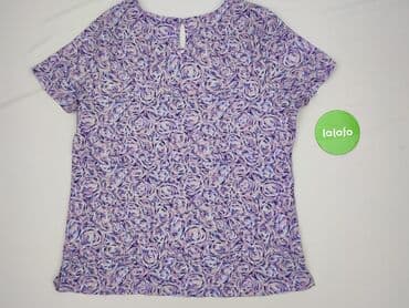 liliowa bluza damska: Bluzka damska, rozmiar 2XL — 3