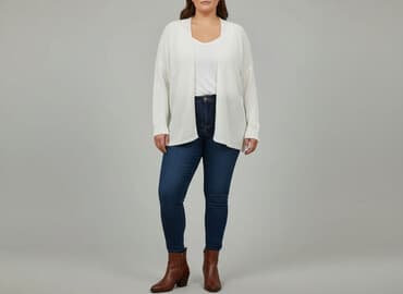 koszula nocna dla karmiącej mamy: Kardigan damski, rozmiar 5XL — 6