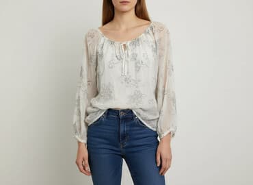 koszulka jedwabna intimissimi: Bluzka damska, rozmiar M — 7