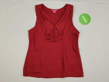 koszulka jedwab: Bluzka damska, M — 2