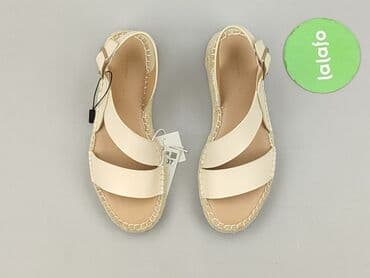 sandały wiązane płaskie ccc: Reserved, Sandały damskie, rozmiar 37 — 2