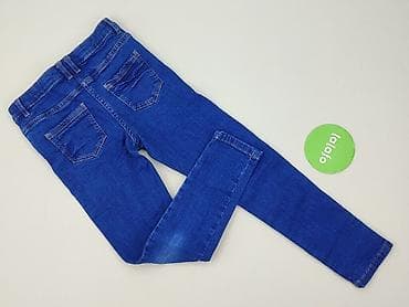 czapka bajzel: Spodnie jeansowe, Next, 9 lat, 128/134, stan - Idealny — 3