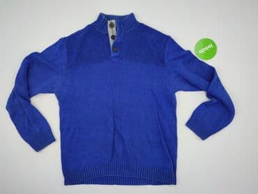 szmaragdowy sweter: Charles Vögele, Sweter dla mężczyzn, rozmiar L — 2