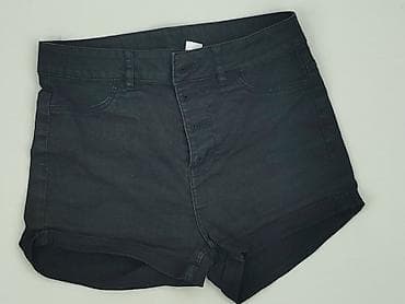 dżins tekst: H&M Divided, Szorty damskie, rozmiar M — 1