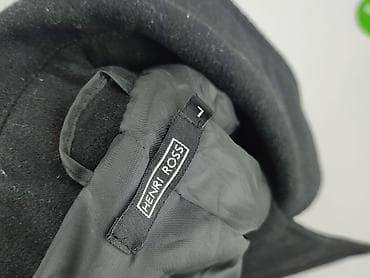 spo: Męski płaszcz peacoat HENRY ROSS - Kolor: czarny - Fason: dwurzędowy — 7