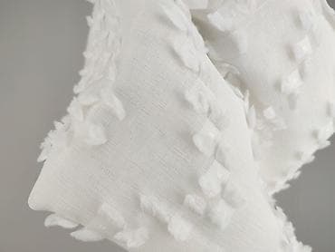 Lustra: Biała firana z dekoracyjną fakturą - Materiał: 100% poliester (metka — 5