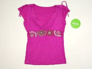 fioletowe sukienki plus size: Bluzka damska, rozmiar S — 2