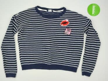 sweter w paski z serduszkiem: House, Sweter damski, rozmiar XS — 2