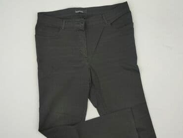 dżinsy plus size: Bianca, Spodnie materiałowe damskie, rozmiar XL — 1