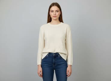 kurtki zimowe damskie c a: Sweter damski, rozmiar M — 6