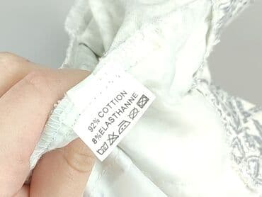 spodnie cyfrowa flora: Freesia, Spodnie materiałowe damskie, rozmiar M — 5