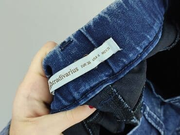 stradivarius czarne bluzki: Stradivarius, Jeansy damskie, rozmiar S — 4