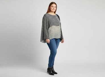 bluzka z długim rękawem calvin klein damska: Bluzka damska, rozmiar 2XL — 1